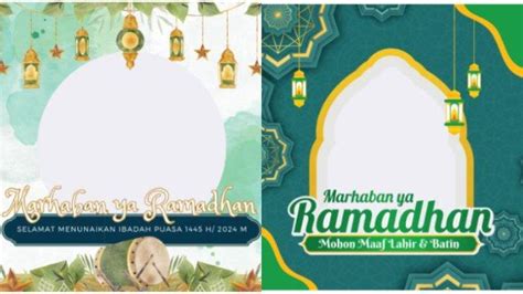 25 Twibbon Menyambut Ramadhan 1445 H 2024 Cocok Jadi Foto Profil Tanpa