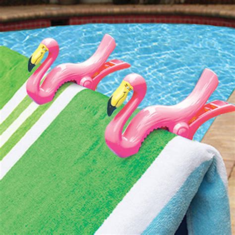 O2COOL Flamingo Beach Towel Boca Clips (2 Clips) - Walmart.com