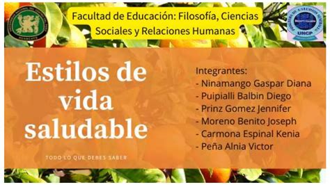 Estilos De Vida Saludable Ppt