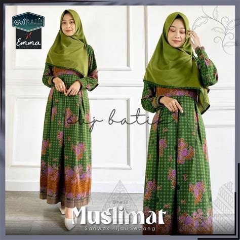 Jual Glamoure Gamis Muslimat Nu Fatayat Terbaru Pengaosan Hijau