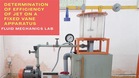 Impact Of Jet On A Fixed Vane Apparatus To Find Efficiency Experiment