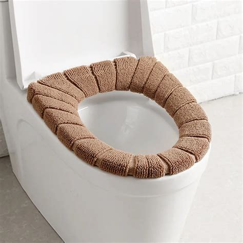 Bathroom Toilet Seat Cushion Closestool Washable Soft Warmer Mat Cover