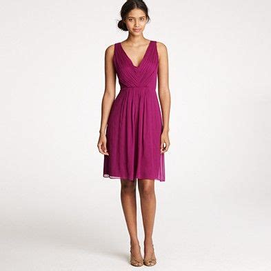 Color Pink Louisa Dress In Silk Chiffon J Crew J Crew