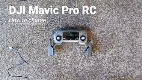 How To Charge Dji Mavic Remote Controller Youtube