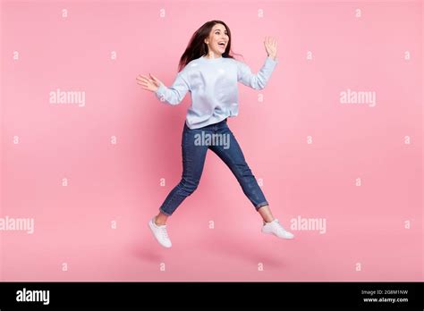 Full Size Profile Photo Of Nice Optimistic Long Hairdo Brunette Lady