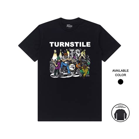 Jual Kaos Band Turnstile T Shirt Baju Distro Musik Hardcore Metal Pria