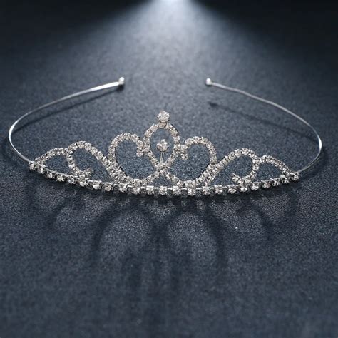 Tiara lisa minimalista acessório elegante de cabelo para noivas e