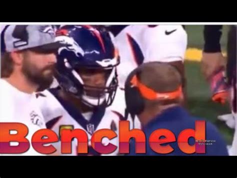 Broncos Benching Russell Wilson Over YouTube