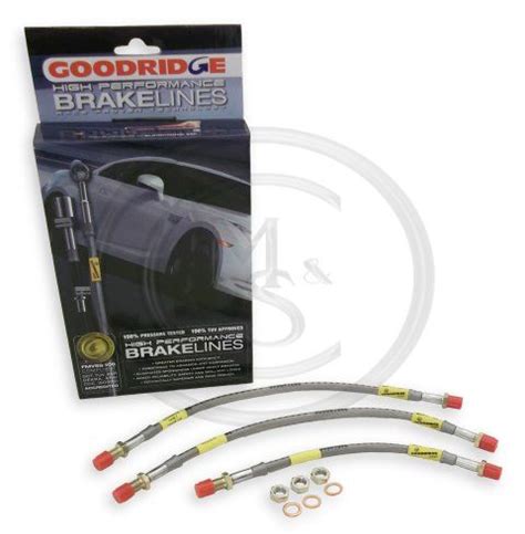 Mgb Goodridge Front Rear Braided Hose Set Goodridge Braided Hose