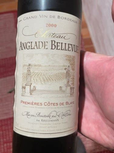 Ch Teau Anglade Bellevue Premi Res C Tes De Blaye Vivino Us