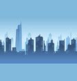 Almas City Tower Background With Many Build Vector Image