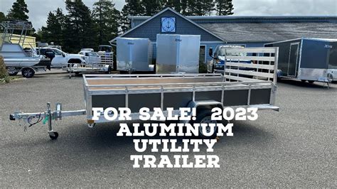 AVAILABLE 2023 High Country By Alcom Grey 6 By 12 Aluminum Utility