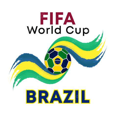 Brazil Flag Inside Football With Brush Vector Design Brazil Flag