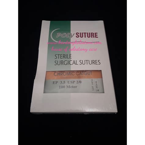 Jual Sterile Surgical Suture Catgut Chromic Polysuture Meter