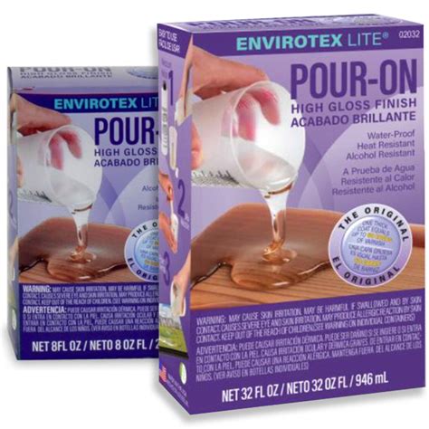 Pour On High Gloss Finish Kit Envirotex Lite Len S Mill