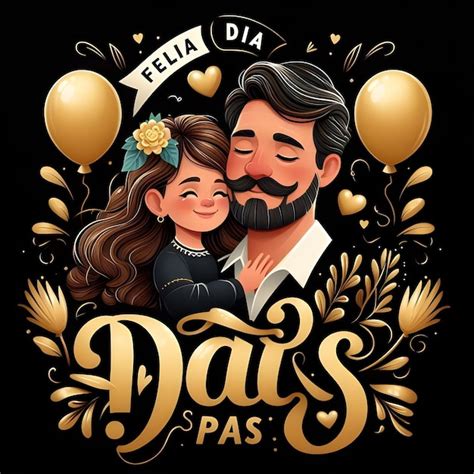 Premium Photo Happy Fathers Day Feliz Dia Dos Pais