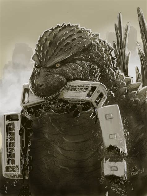 Godzilla Minus 1 Fan Art By Ldn Rdnt On Deviantart