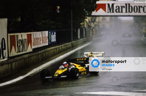 Manfred Winkelhock Ats D Bmw Leads Ayrton Senna Toleman Tg Hart