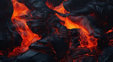 Premium Photo | Volcano lava background