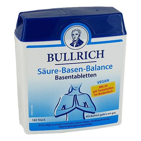 Bullrich Säure Basen Balance Tabletten 180 St Delmed