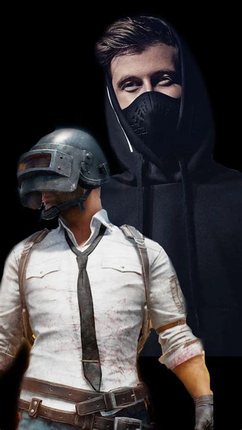 Pubg And Alan Walker Alan Alan Walker Black Mobile Pubg Pubg