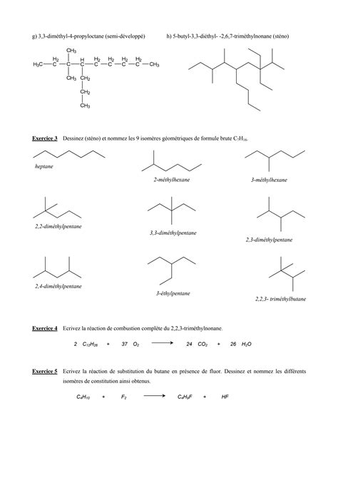 SOLUTION Chimie Organique Exercices Corr 01 1 Studypool