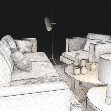 Sofá Natuzzi Jeremy Var Modelo 3d 27 Fbx Max Obj Free3d