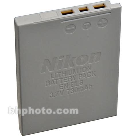 Nikon Nikon En El Lithium Ion Battery V Mah For Coolpix P P