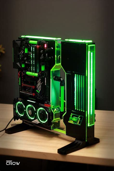 Ordenador neón verde Gamer en 2019 Computadora gamer Pc tunning y