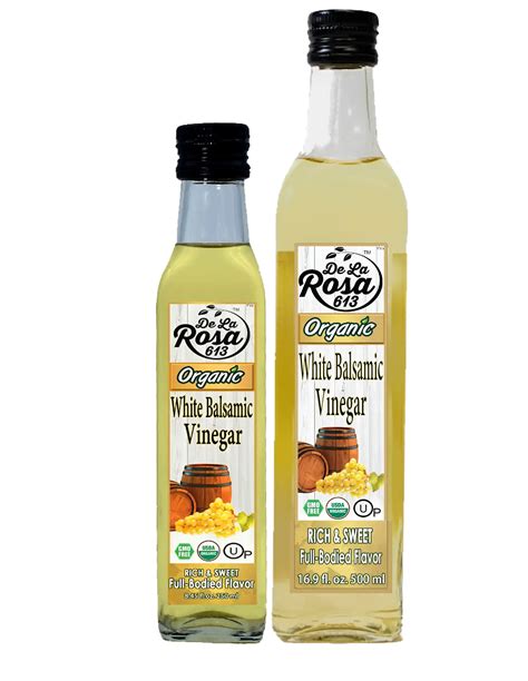 Buy Organic White Balsamic Vinegar De La Rosa