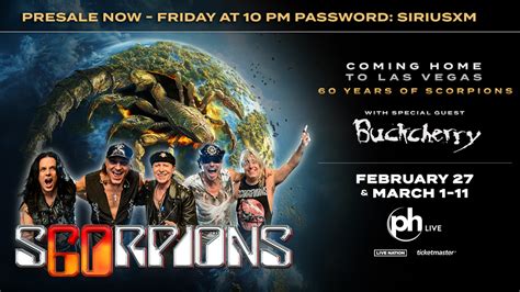 Scorpions Las Vegas Residency Lineup Adora Horatia