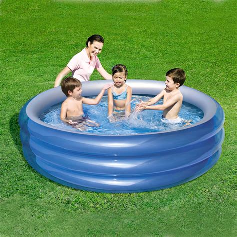 Amazon H Ogo Big Metallic Ring Inflatable Play Pool Toys Games