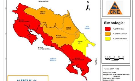 Decretan alerta roja para toda la vertiente del Pacífico El Guardián CR