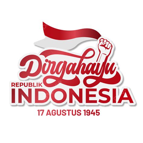 Dirgahayu Indonesia Vector Art Png Greeting Of Dirgahayu Republik Riset