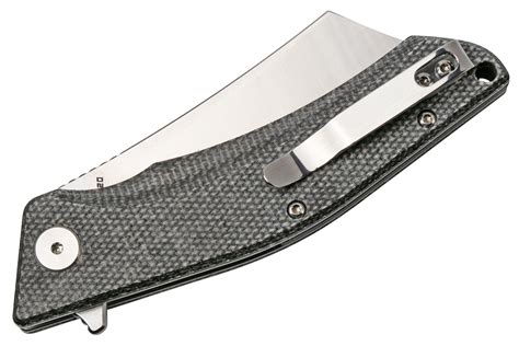 Bestech Cubis BG42A Stonewashed Satin Black Micarta Navaja