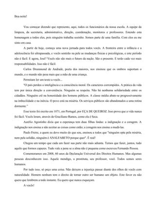 Palavras Para Formatura PDF