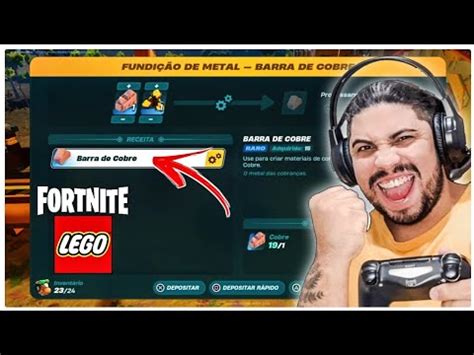 FORTNITE LEGO COMO FAZER BARRA DE COBRE PASSO A PASSO YouTube