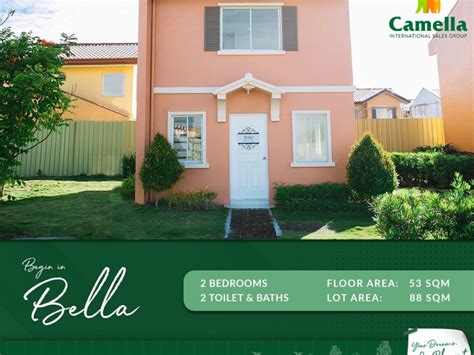 2 Bedroom L Bella Model L Camella Aklan House And Lot August 2021