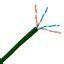 Plenum Cat E Ethernet Cable Solid Copper Green Pullbox Ft