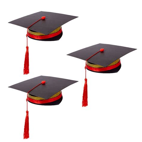 3 Sets Diy Graduation Hat Kids Paper Graduation Hat Craft Graduation