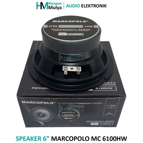 Jual Speaker Fullrange Full Range Inch Marcopolo Mc Hw