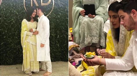 Priyanka Chopra Nick Jonas Engagement Ceremony Pictures And Updates