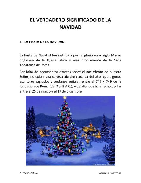 Cu L Es El Significado De La Navidad