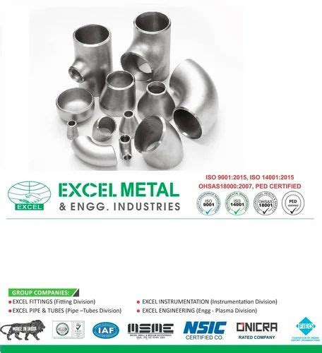 Titanium Pipe Fittings At Rs Piece Titanium Pipe Fittings In