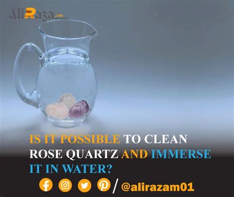 Can Rose Quartz Go In Water