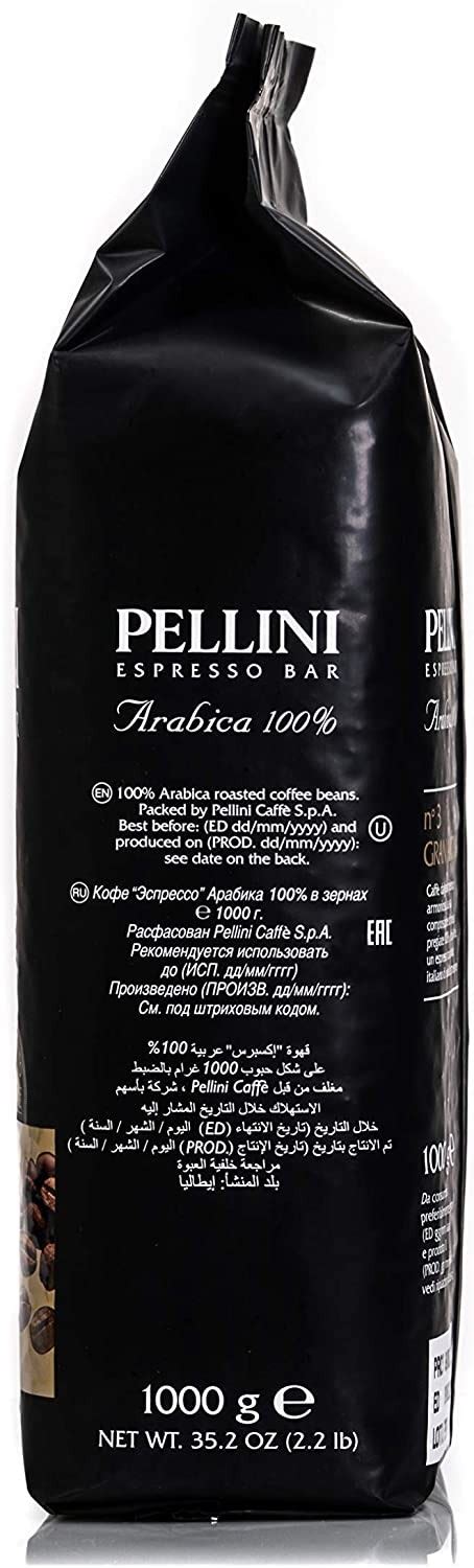 Pellini Caff Espresso Tostato In Grani Arabica N Da Kg