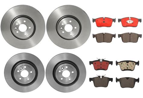 Jaguar Brembo Brakes Kit Pads Rotors Front And Rear 350mm 325mm