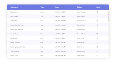 Fixed Header Table Free Html Css Table Template Colorlib