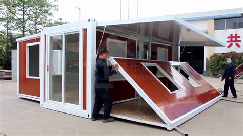 Expandable Container House Of Two Bedrooms Youtube