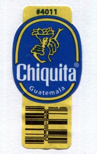 Chiquita Banana Sticker 4011 2022 GUATEMALA Original Retail Usage EBay